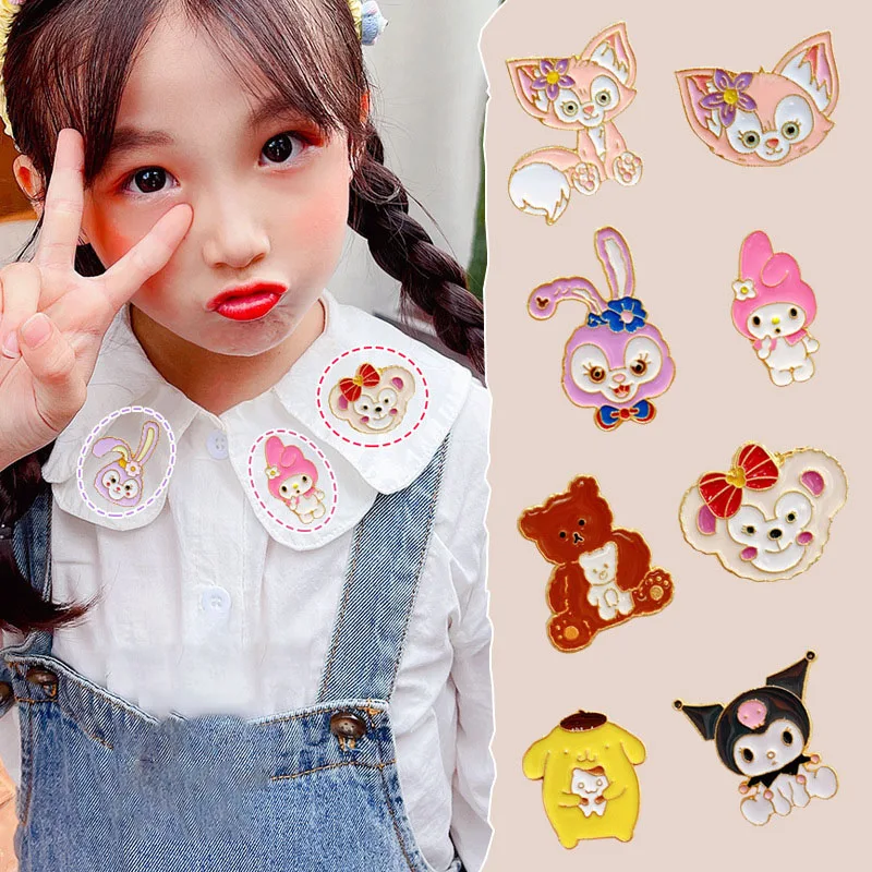 New Kawaii Brooch Sanrio Accessories Kuromi My Melody Cinnamoroll Cartoon Anime Doll Badge Pin Backpack Pendant Gift for Girls
New Kawaii Brooch Sanrio Accessories Kuromi My Melody Cinnamoroll Cartoon Anime Doll Badge Pin Backpack Pendant Gift for Girls