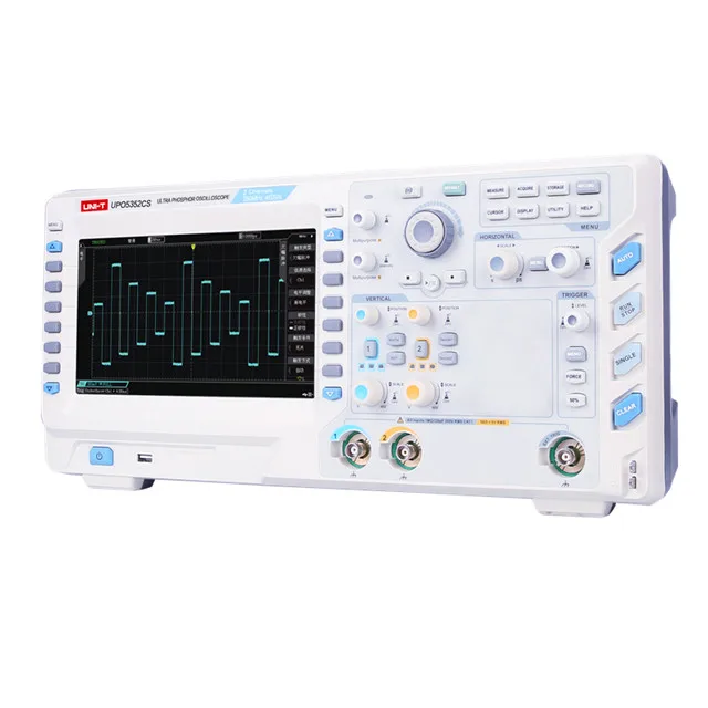 Digital Ultra Phosphor Oscilloscope, 350MHz Bandwidth, Dual Channel, 4GS/s Sample Rate, USB Communication, UPO5352CS
Digital Ultra Phosphor Oscilloscope, 350MHz Bandwidth, Dual Channel, 4GS/s Sample Rate, USB Communication, UPO5352CS