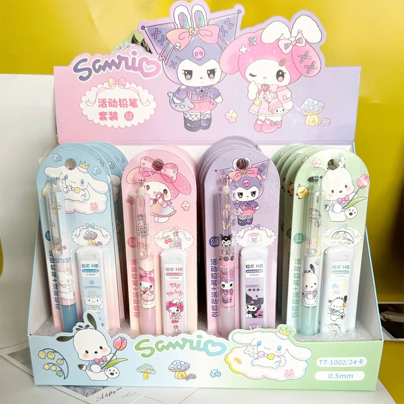 Sanriod Anime Cinnamoroll Kuromi Melody Pochacco Pencil Set 0.5Mm Writing Sketching Art Drawing Painting School Automatic Pencil
Sanriod Anime Cinnamoroll Kuromi Melody Pochacco Pencil Set 0.5Mm Writing Sketching Art Drawing Painting School Automatic Pencil