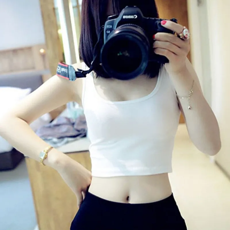 Топ женский облегающий Короткий без рукавов, пикантный Черный Повседневный базовый укороченный жилет, майка с открытой спиной, на лето
Топ женский облегающий Короткий без рукавов, пикантный Черный Повседневный базовый укороченный жилет, майка с открытой спиной, на лето