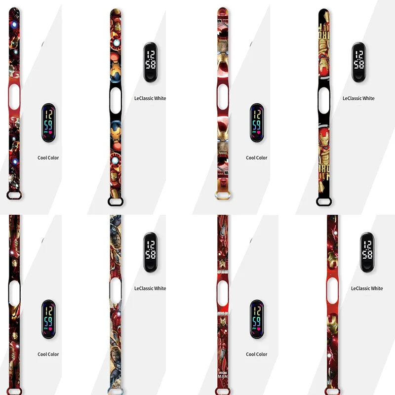 Marvel Anime figure Iron Man Wrist watch Waterproof Printed Electronic Watch Children Watches Kid Birthday Holiday Gifts
Marvel Anime figure Iron Man Wrist watch Waterproof Printed Electronic Watch Children Watches Kid Birthday Holiday Gifts