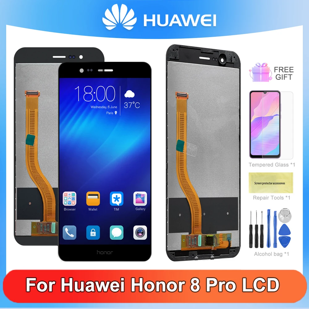 5.7" Original Screen For Huawei Honor 8 Pro JAT-L41 LX1 LX3 LCD Display Touch Screen Panel Digitizer With Frame For Honor8 Pro
5.7" Original Screen For Huawei Honor 8 Pro JAT-L41 LX1 LX3 LCD Display Touch Screen Panel Digitizer With Frame For Honor8 Pro