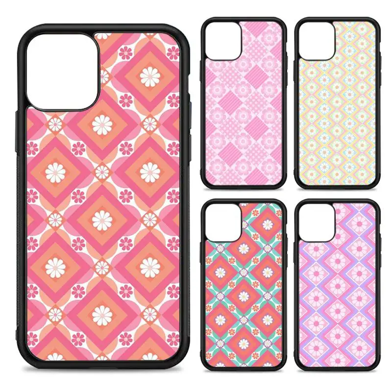 Lattice Flower Phone Case Silicone PC+TPU Case for iPhone 11 12 13 Pro Max 8 7 6 Plus X SE XR Hard Fundas
Lattice Flower Phone Case Silicone PC+TPU Case for iPhone 11 12 13 Pro Max 8 7 6 Plus X SE XR Hard Fundas