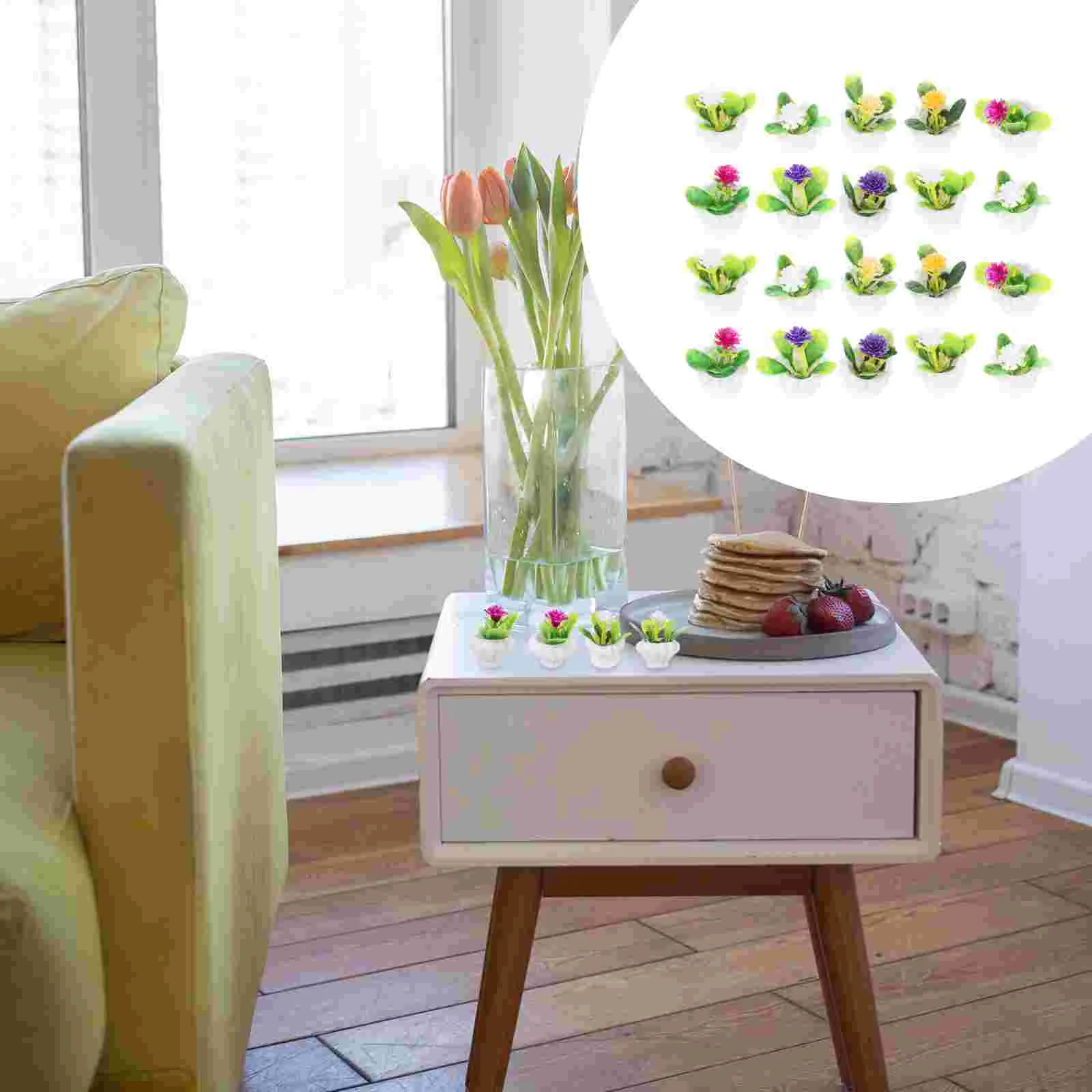 32 Pcs Micro Landscape Ornament House DIY Model Flower Accessory Mini Bonsai Supply Plastic Decorative Potted 
32 Pcs Micro Landscape Ornament House DIY Model Flower Accessory Mini Bonsai Supply Plastic Decorative Potted