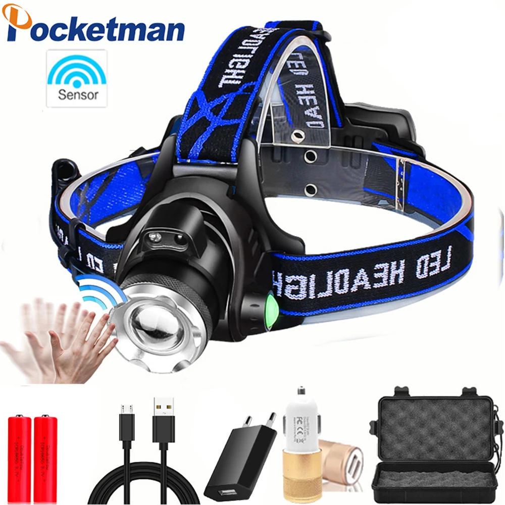 Powerful Motion Sensor Headlamp V6/L2/T6 Strong LED Headlight USB Rechargeable Headlight Waterproof Head Lamp Head Flashlight
Powerful Motion Sensor Headlamp V6/L2/T6 Strong LED Headlight USB Rechargeable Headlight Waterproof Head Lamp Head Flashlight