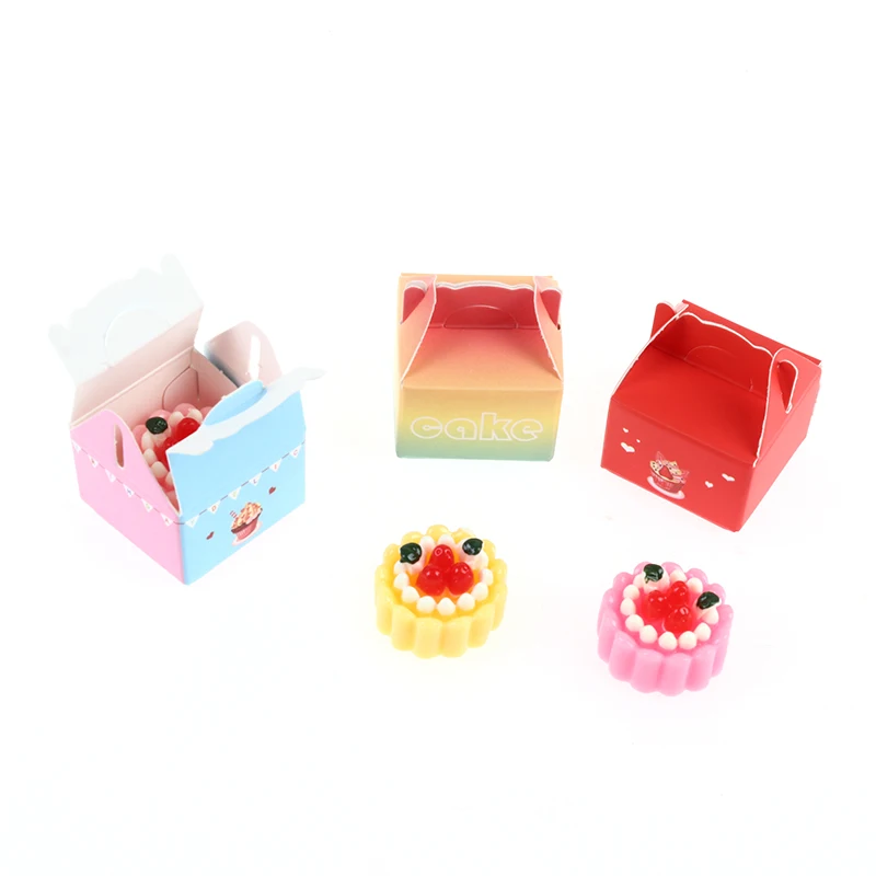 1Set 1:12 Dollhouse Miniature Cute Fruit Cake With Mini Cake Box Model Kitchen Dessert Shop Decor Toy
1Set 1:12 Dollhouse Miniature Cute Fruit Cake With Mini Cake Box Model Kitchen Dessert Shop Decor Toy