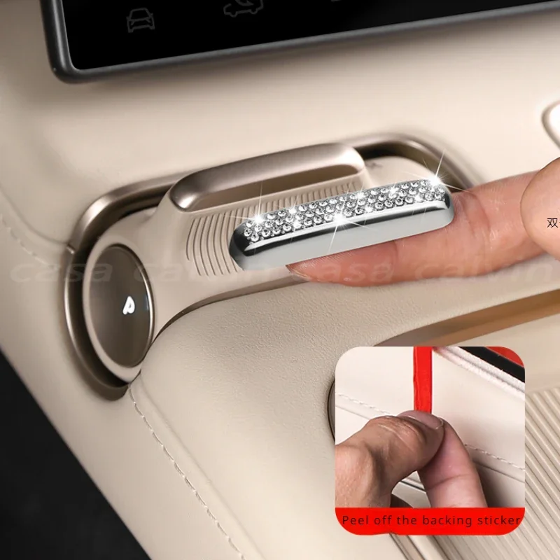 Для NIO Weilai Center Shift Control автомобильные бриллианты наклейка на рулевые колеса