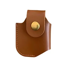 Windproof Cigarette Lighter Leather Cover Gift Box Waist Holder Bag Small Box For Zippo Lighter Kerosene Oil Lighter Case Pouch