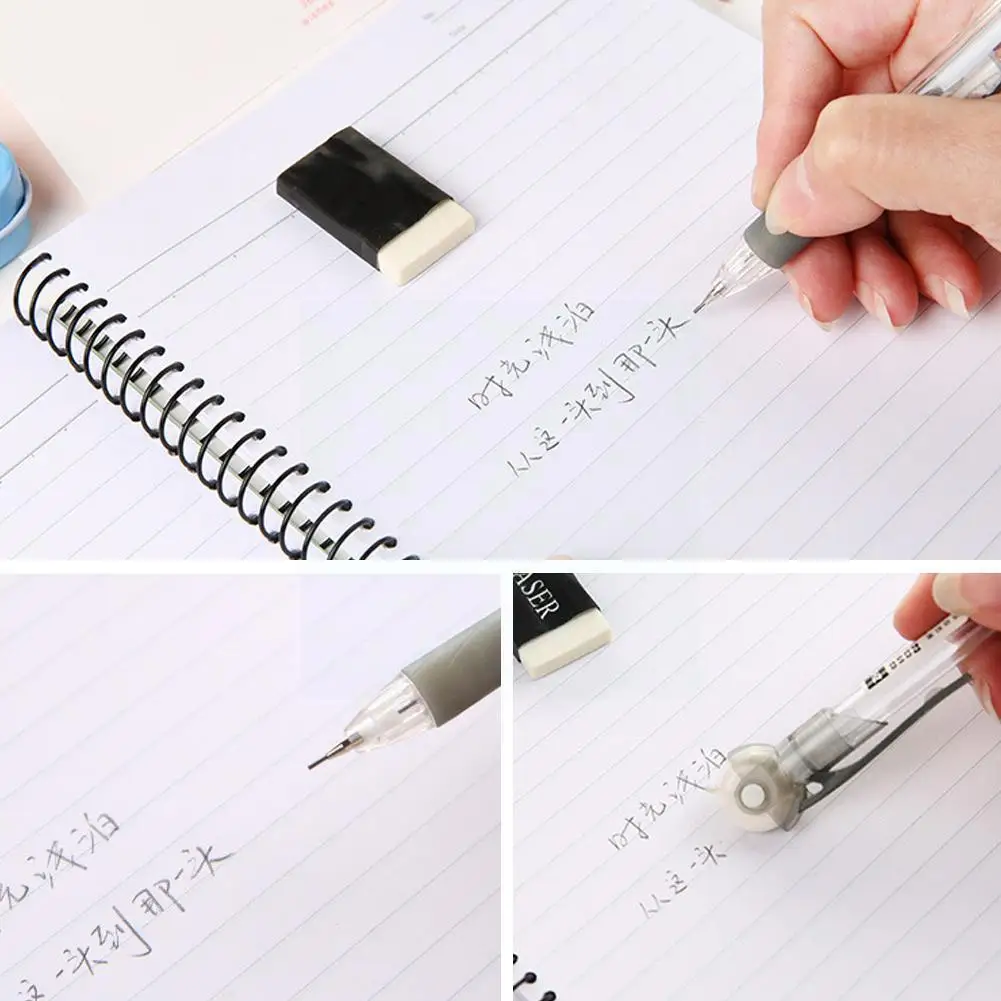 Transparent Mechanical Pencil With Eraser Mechanical Pen Automatic Pen For Students Non-toxic Pencil Student Writing Statio Y1o9
Transparent Mechanical Pencil With Eraser Mechanical Pen Automatic Pen For Students Non-toxic Pencil Student Writing Statio Y1o9