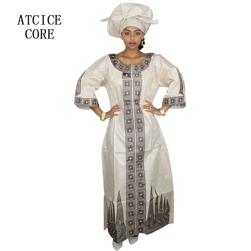 African Dresses For Women Fashion Design New African Bazin Embroidery Design Dress Long Dress With Scarf A077
African Dresses For Women Fashion Design New African Bazin Embroidery Design Dress Long Dress With Scarf A077