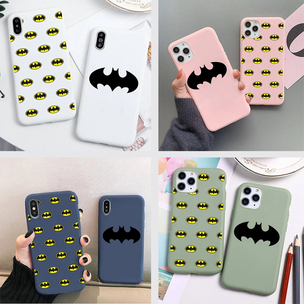 new batman Phone Case For iphone 13 12 11 Pro Max Mini XS 8 7 6 6S Plus X SE 2020 XR Matte Candy Silicone cover
new batman Phone Case For iphone 13 12 11 Pro Max Mini XS 8 7 6 6S Plus X SE 2020 XR Matte Candy Silicone cover