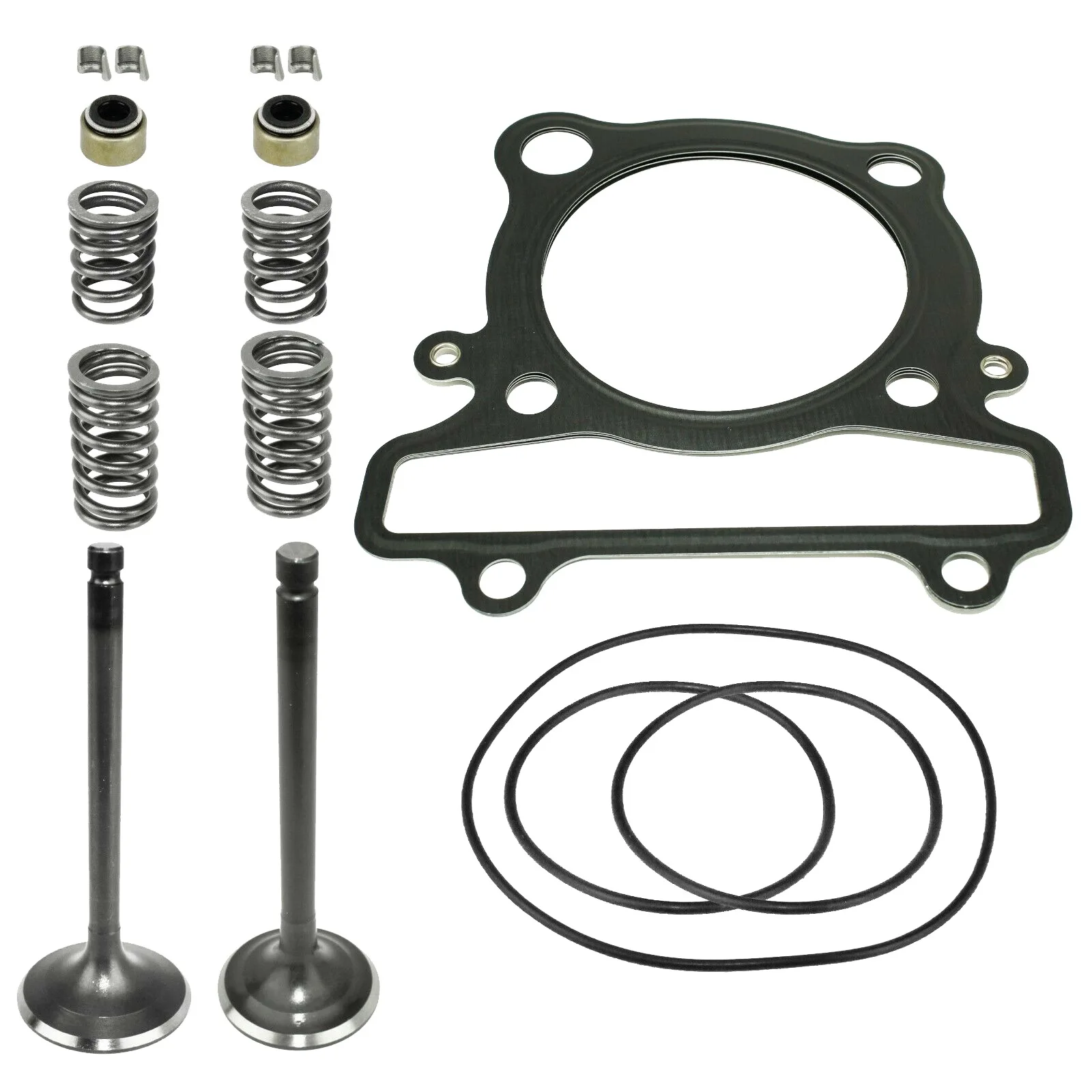 Cylinder Intake Exhaust Valve Gasket Kit Exhaust Valve Gasket Kit for Yamaha Warrior 350 YFM350X 1987-04
Cylinder Intake Exhaust Valve Gasket Kit Exhaust Valve Gasket Kit for Yamaha Warrior 350 YFM350X 1987-04