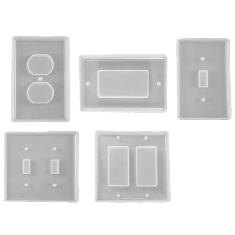 5 Pcs Light Switch Cover Switch Socket Panel Plaster Mold Resin Molds Epoxy Mold For DIY Crafts Making Home Decor
5 Pcs Light Switch Cover Switch Socket Panel Plaster Mold Resin Molds Epoxy Mold For DIY Crafts Making Home Decor