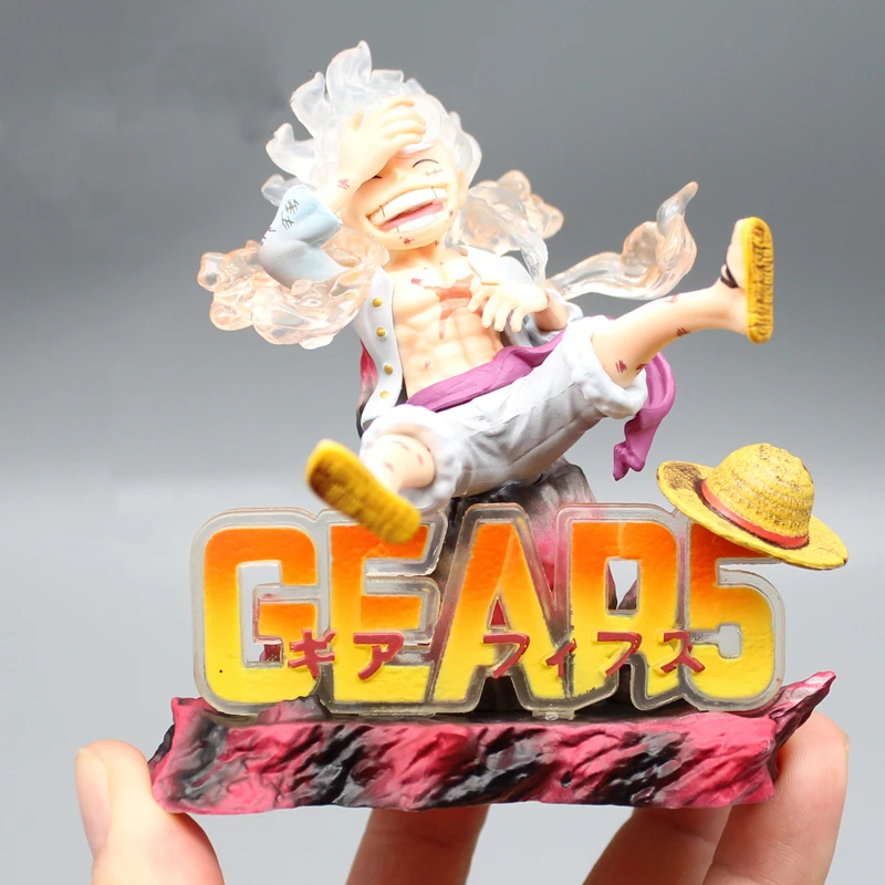 10cm One Piece Luffy GEAR 5 Anime Figures Nika Sun God PVC Action Collectible Figma Model Doll Toys for Children
10cm One Piece Luffy GEAR 5 Anime Figures Nika Sun God PVC Action Collectible Figma Model Doll Toys for Children