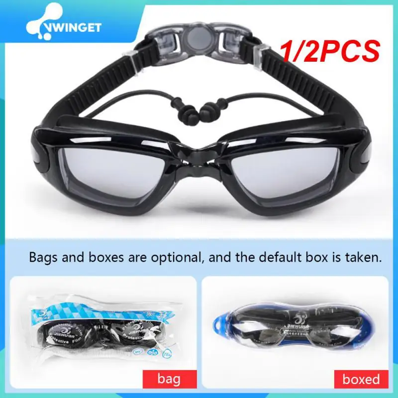 1/2PCS New Professional Adult Anti-fog UV Protection Lens Men Women Swimming Goggles Waterproof Adjustable Silicone Swim Glasses
1/2PCS New Professional Adult Anti-fog UV Protection Lens Men Women Swimming Goggles Waterproof Adjustable Silicone Swim Glasses