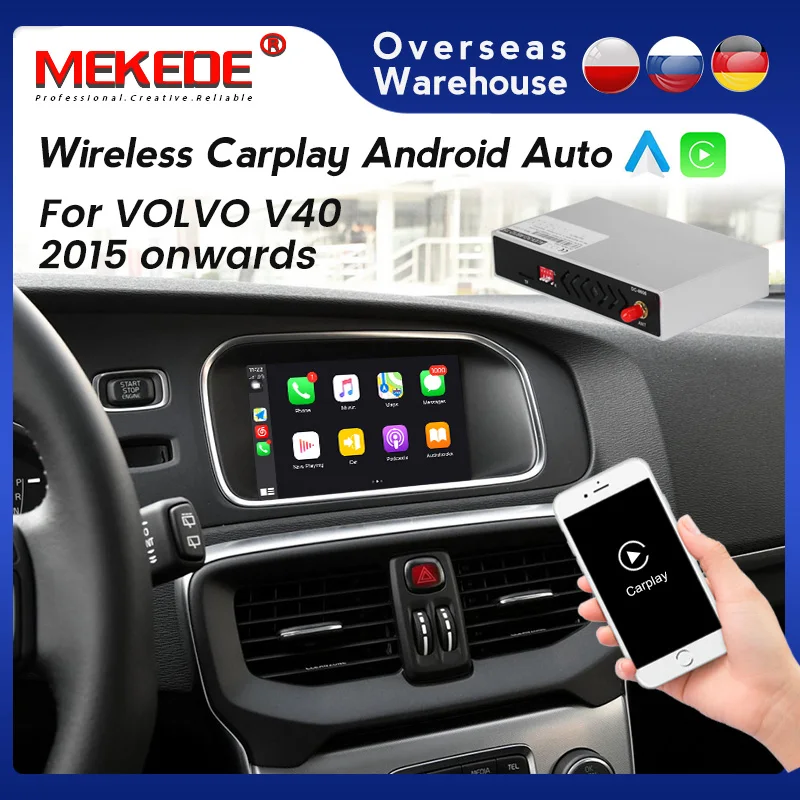 MEKEDE GPS car multimedia Wireless Apple CarPlay For VOLVO V40 V40 2015 2016 2017 2018 2019 Plug and Play Android Auto
MEKEDE GPS car multimedia Wireless Apple CarPlay For VOLVO V40 V40 2015 2016 2017 2018 2019 Plug and Play Android Auto