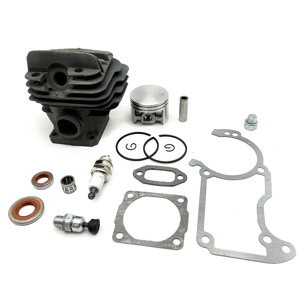 Piston Kit Cylinder 1 Set Alloy Big Bore Chainsaw Diameter 44.7mm Nikasil Plated W/Accessories Package Brand New High Quality
Piston Kit Cylinder 1 Set Alloy Big Bore Chainsaw Diameter 44.7mm Nikasil Plated W/Accessories Package Brand New High Quality