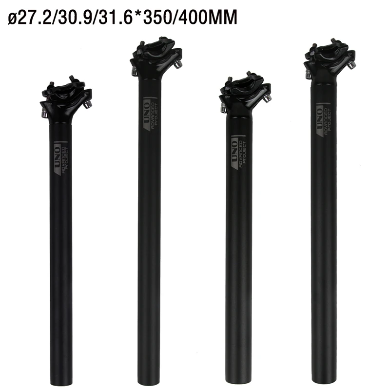 UNO Bicycle Seatpost MTB Road Mountain Bike Aluminum Seat Post Bicycle Saddle Seat Tube 27.2/30.9/31.6mm*350/400mm Bicycle Parts
UNO Bicycle Seatpost MTB Road Mountain Bike Aluminum Seat Post Bicycle Saddle Seat Tube 27.2/30.9/31.6mm*350/400mm Bicycle Parts