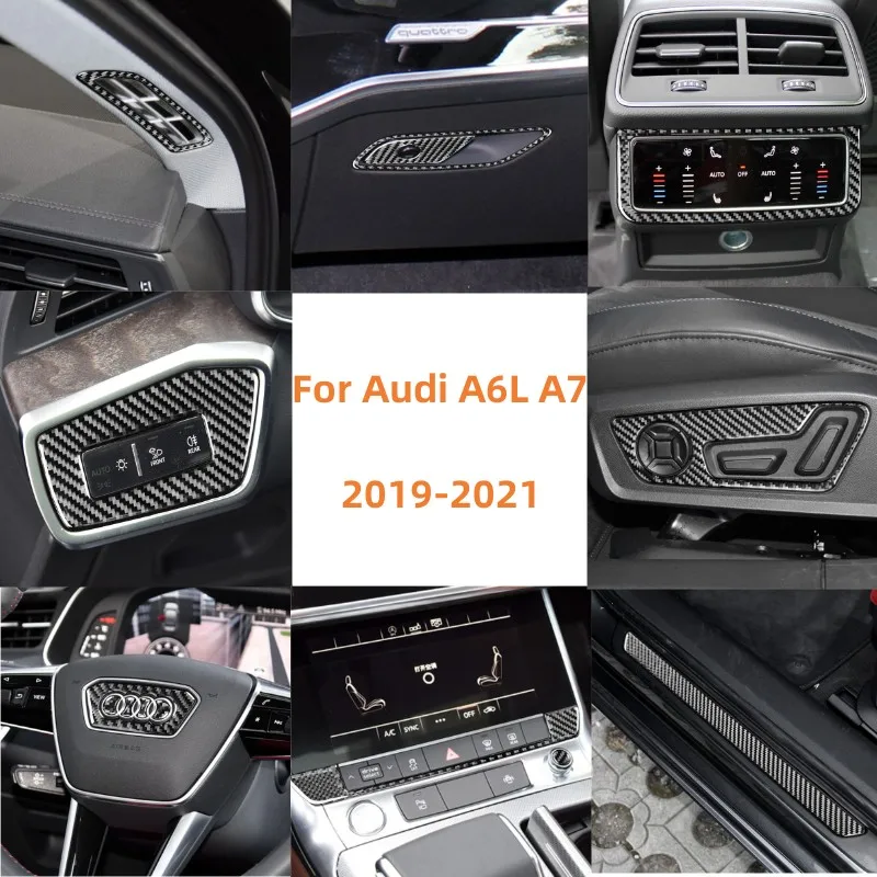 Декоративная наклейка из углеродного волокна для салона автомобиля Audi A6L A7 2019-2021, аксессуары для стайлинга
Декоративная наклейка из углеродного волокна для салона автомобиля Audi A6L A7 2019-2021, аксессуары для стайлинга