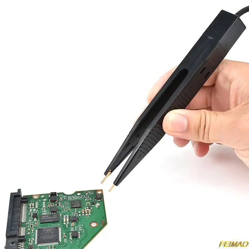 1 Pc Clip Test Pen SMD Multimeter Probe Tweezers Patch For Capacitance Inductance Resistor Measurement Multi-Use Electric Tool
1 Pc Clip Test Pen SMD Multimeter Probe Tweezers Patch For Capacitance Inductance Resistor Measurement Multi-Use Electric Tool