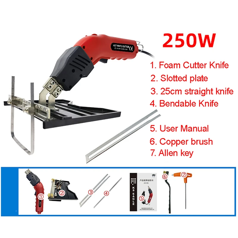 Foam Cutter Knife 220V Electric Foam Heat Cutter Polystyrene Cutting Machine Styrofoam DIY Cutting Tools Foam Slotting Tool
Foam Cutter Knife 220V Electric Foam Heat Cutter Polystyrene Cutting Machine Styrofoam DIY Cutting Tools Foam Slotting Tool