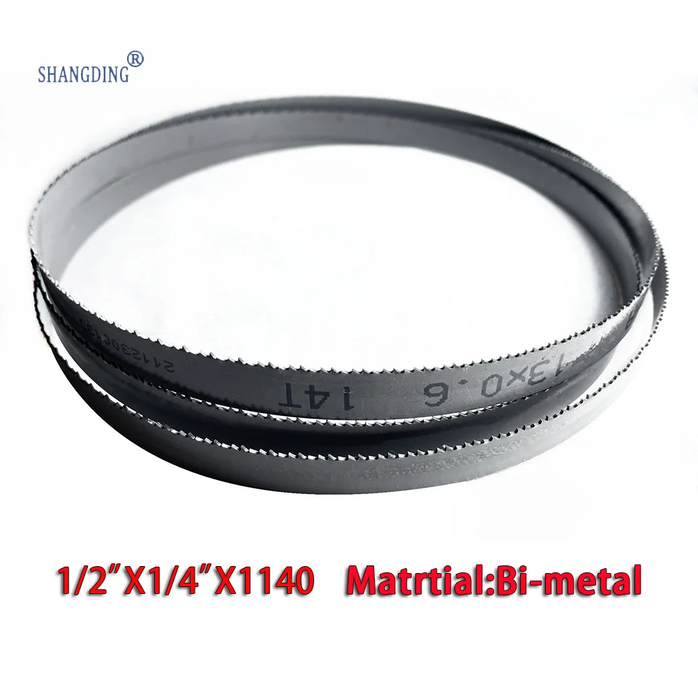 Top Quality 44.9" x 1/2" x 0.25" or 1140*13*0.65* iMetalworkin New durable bi metal cutting band saw blade Best Price
Top Quality 44.9" x 1/2" x 0.25" or 1140*13*0.65* iMetalworkin New durable bi metal cutting band saw blade Best Price
