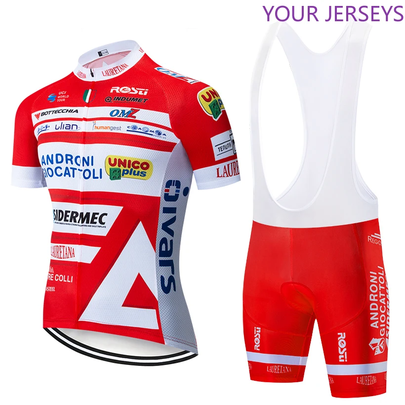 2020 NEW ANDRONI Pro Cycling Clothing Bike jersey Quick Dry Bicycle clothes mens summer team Cycling Jerseys 20D bike shorts set
2020 NEW ANDRONI Pro Cycling Clothing Bike jersey Quick Dry Bicycle clothes mens summer team Cycling Jerseys 20D bike shorts set