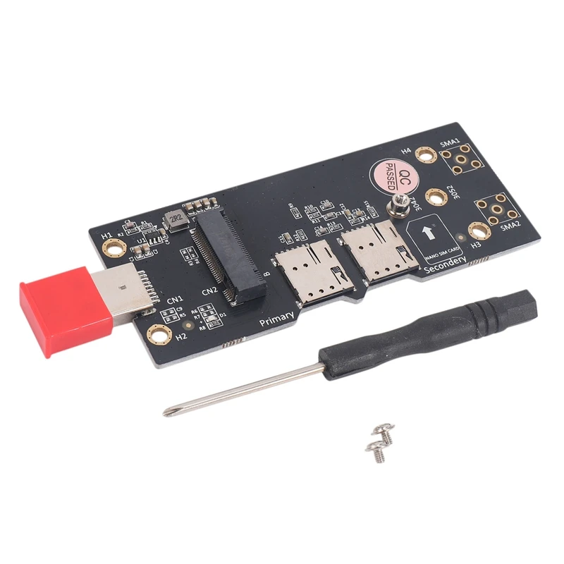 for NGFF M.2 Key B to USB 3.0 Adapter Riser Card with Dual NANO SIM Card Slot for Connector for WWAN/LTE Module
for NGFF M.2 Key B to USB 3.0 Adapter Riser Card with Dual NANO SIM Card Slot for Connector for WWAN/LTE Module