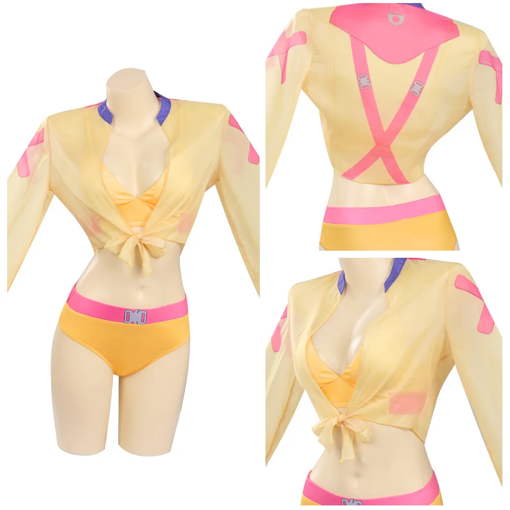 Valorant Killjoy Cosplay Costume Bikini Top Shorts Swimsuit Outfits Halloween Carnival Suit
Valorant Killjoy Cosplay Costume Bikini Top Shorts Swimsuit Outfits Halloween Carnival Suit