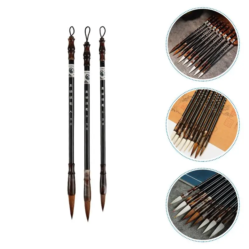 3pcs Painting Brush Pens Chinese Writing Brush Pens Chinese Calligraphy Brush Pens
3pcs Painting Brush Pens Chinese Writing Brush Pens Chinese Calligraphy Brush Pens
