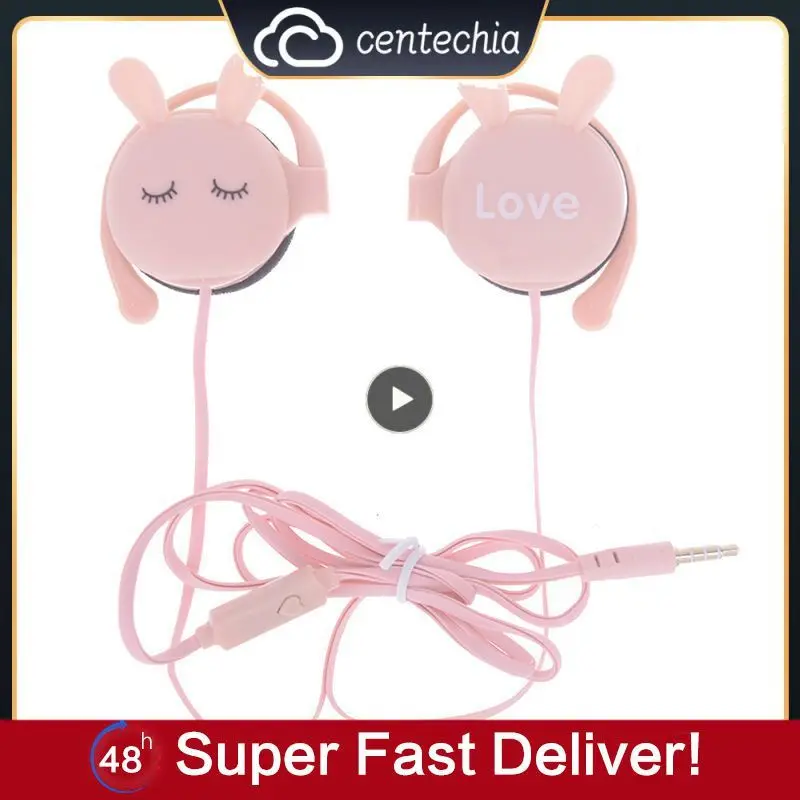 3,5 мм Мягкие Мультяшные с кроличьими ушками и крючком, проводные наушники, спортивные стереонаушники для бега, шумоподавление, для детей, для девочек 
3,5 мм Мягкие Мультяшные с кроличьими ушками и крючком, проводные наушники, спортивные стереонаушники для бега, шумоподавление, для детей, для девочек