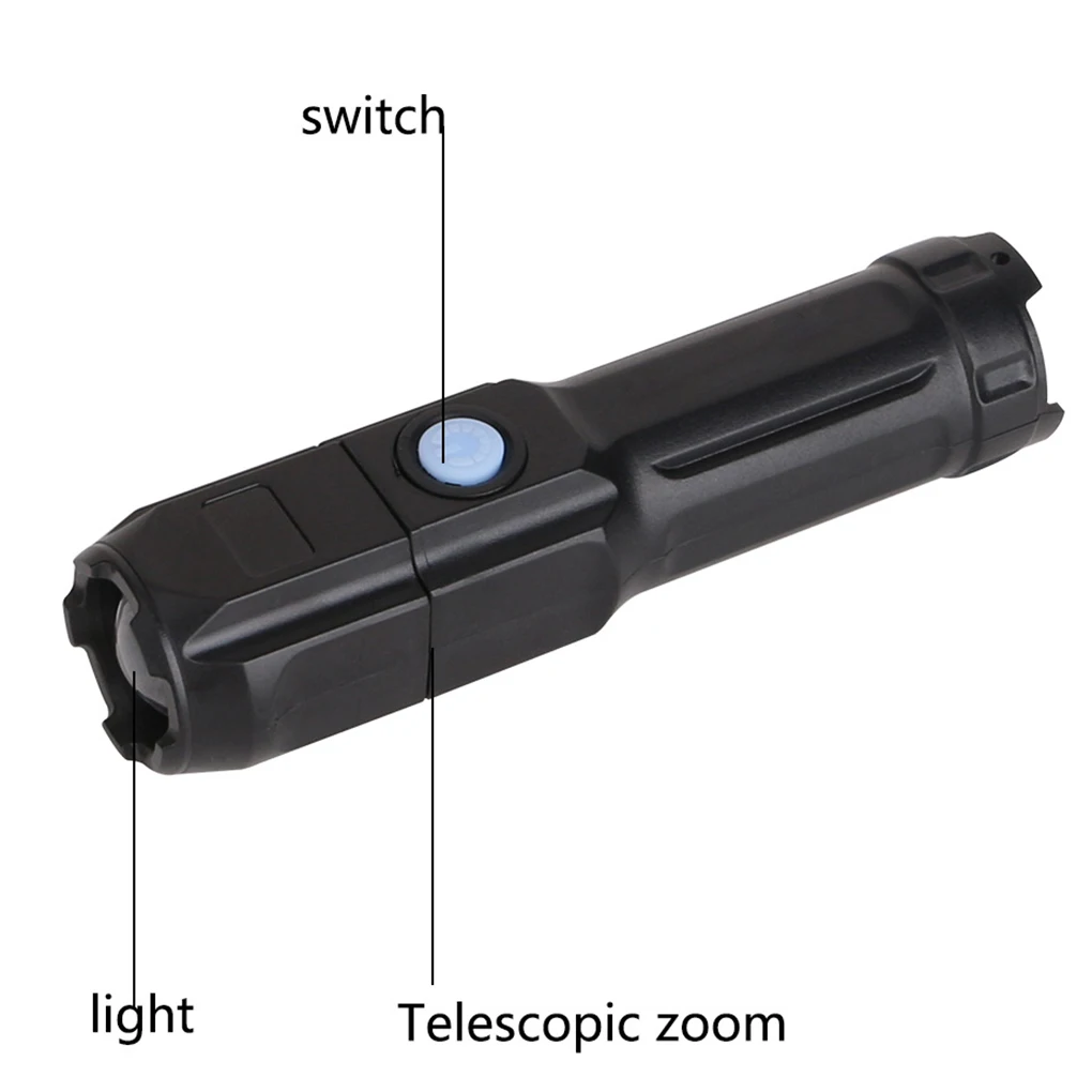 Flashlight LED Portable Torch Strong Brightness Light Adjustable Lamp Penlight Lighting Supplies for Camping Hunting
Flashlight LED Portable Torch Strong Brightness Light Adjustable Lamp Penlight Lighting Supplies for Camping Hunting