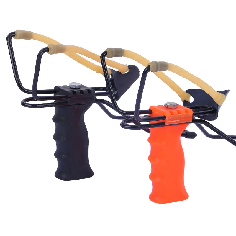 

Powerful Stainless Steel Slingshot Catapult Rubber Band Hunting Metal With Wrist Rest Outdoor Hunting Handhold Shooting Game