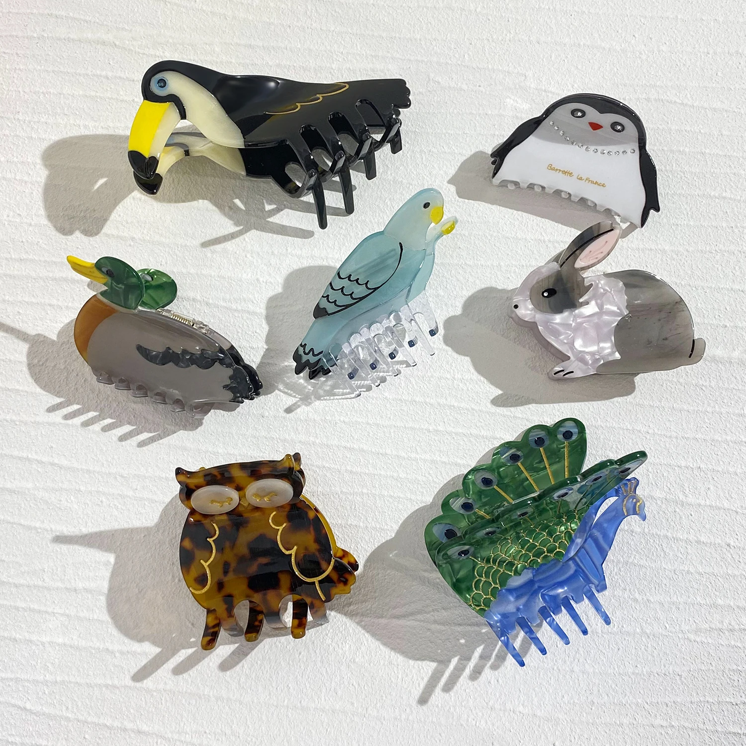 INS ацетатные заколки для волос в виде животных птиц для женщин и девушек модная индивидуальная шпилька для волос заколка головной убор аксе... 
INS ацетатные заколки для волос в виде животных птиц для женщин и девушек модная индивидуальная шпилька для волос заколка головной убор аксе...