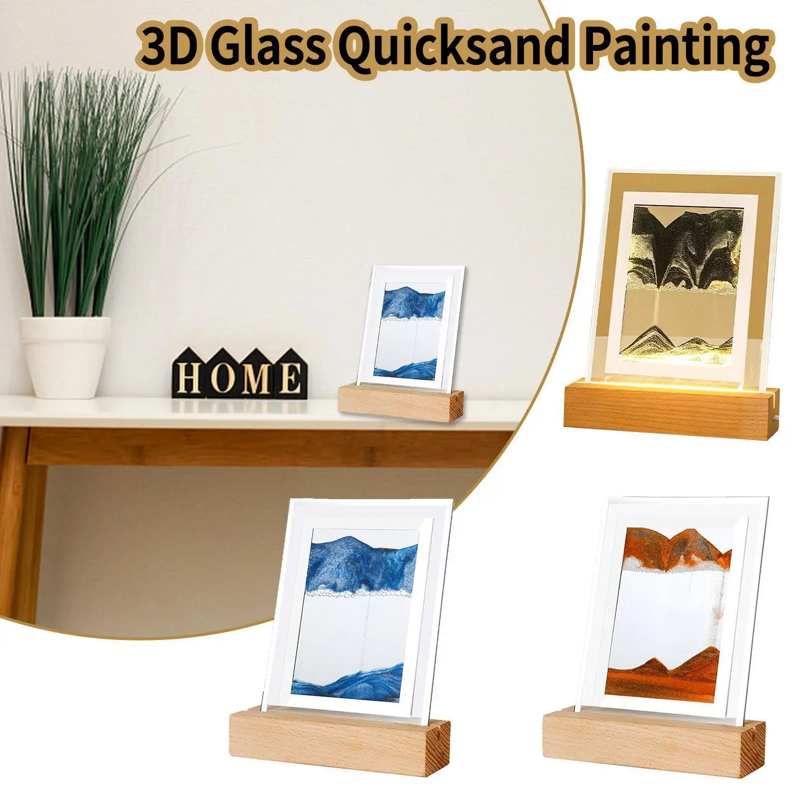 3D Glass Quicksand Painting Night Light USB Plug-in Atmosphere Led Creative Lamps Bedroom Desktop Lamp Decoration Sleep Bed I5P2
3D Glass Quicksand Painting Night Light USB Plug-in Atmosphere Led Creative Lamps Bedroom Desktop Lamp Decoration Sleep Bed I5P2