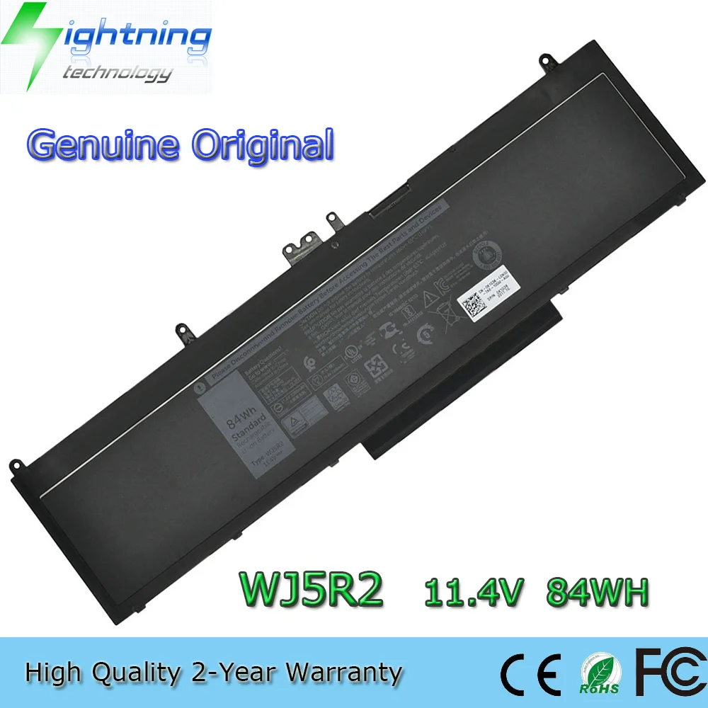Новый оригинальный аккумулятор WJ5R2 11,4 в 84 Вт-ч для ноутбука Dell Precision 3510 M3510 Latitude 5570 E5570 4F5YV G9G1H
Новый оригинальный аккумулятор WJ5R2 11,4 в 84 Вт-ч для ноутбука Dell Precision 3510 M3510 Latitude 5570 E5570 4F5YV G9G1H