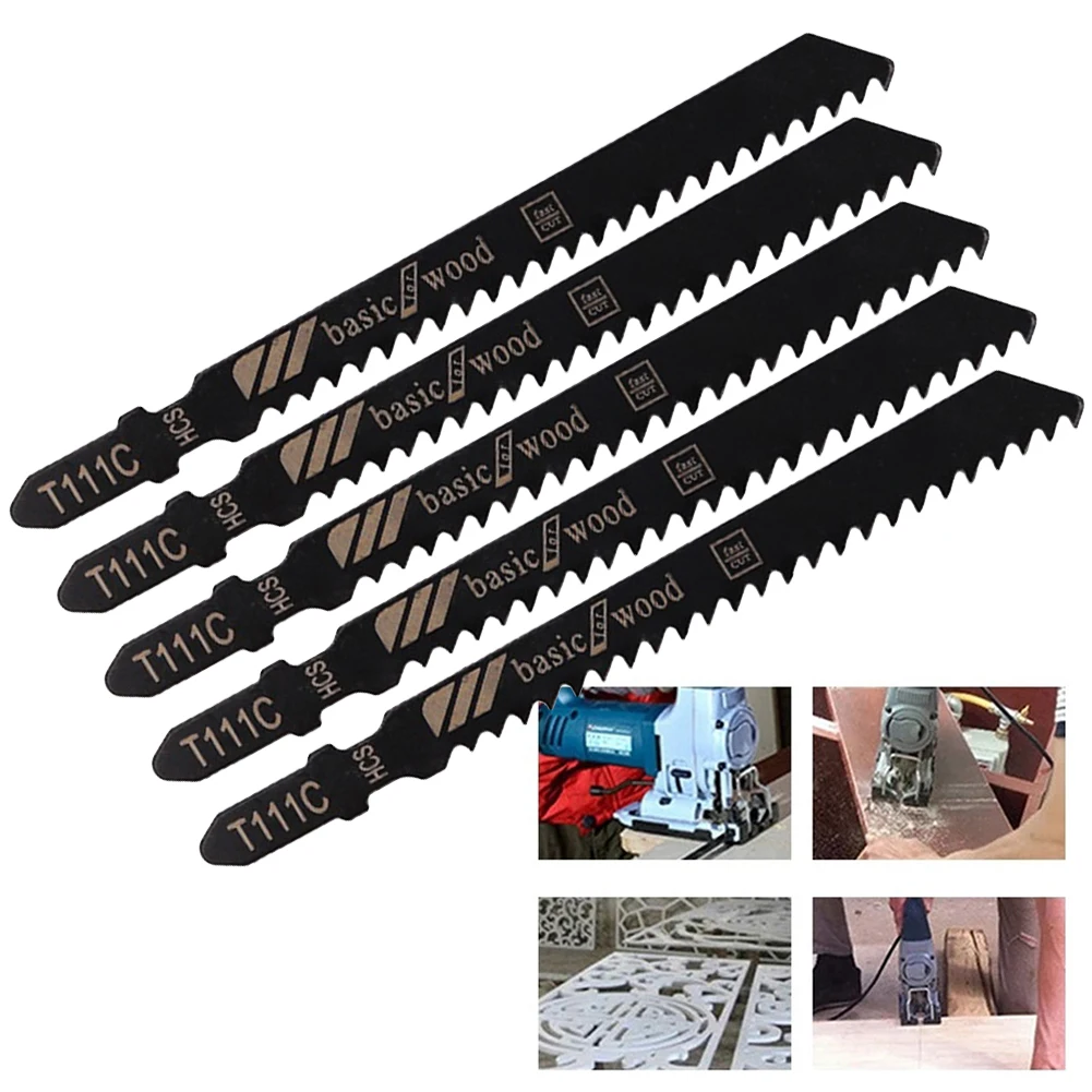5 Pcs T111C Jigsaw Blades HCS 100mm Cutter Saw For Cutting Wood For Softwood Chipboard Fibre Boards Cutting DIY Renovator Tools
5 Pcs T111C Jigsaw Blades HCS 100mm Cutter Saw For Cutting Wood For Softwood Chipboard Fibre Boards Cutting DIY Renovator Tools