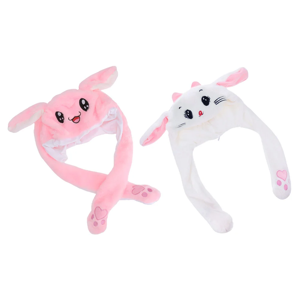 Hat Plush Ear Bunny Ears Animals Costume Moving Animal Holiday Headwear Lovely Kitten Dressup Fluffy Christmas Dress Muffs Photo
Hat Plush Ear Bunny Ears Animals Costume Moving Animal Holiday Headwear Lovely Kitten Dressup Fluffy Christmas Dress Muffs Photo