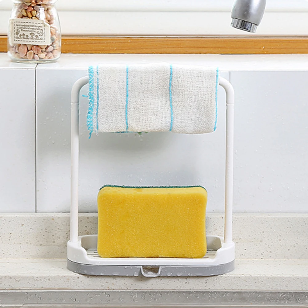Kitchen Storage Rack Towel Sponge Drain Racks Rag Dishcloth Hanging Rack Bathroom Soap Holder Sink Desktop Organizer
Kitchen Storage Rack Towel Sponge Drain Racks Rag Dishcloth Hanging Rack Bathroom Soap Holder Sink Desktop Organizer