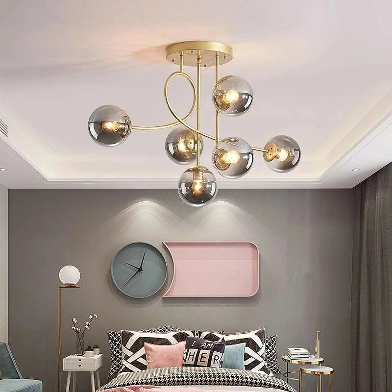 2023Modern Glass Ball Chandeliers for Dining Room Living Room Bedroom Hanging Ceiling Chandelier Indoor Samsarah Lighting
2023Modern Glass Ball Chandeliers for Dining Room Living Room Bedroom Hanging Ceiling Chandelier Indoor Samsarah Lighting