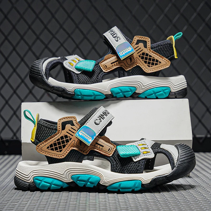 Boys Sandals 7-12 Years Design Children Summer Shoes Luxury Brand Kids Running Sports Casual Sneakers Children Sandals for Boys
Boys Sandals 7-12 Years Design Children Summer Shoes Luxury Brand Kids Running Sports Casual Sneakers Children Sandals for Boys