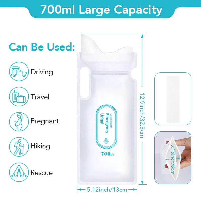 4Pcs Emergency Portable Urine Bag Hydrogel Car Mini Toilet Vomit Bags Unisex Urine Bag Mobile Toilet New Disposable Urine Bags
4Pcs Emergency Portable Urine Bag Hydrogel Car Mini Toilet Vomit Bags Unisex Urine Bag Mobile Toilet New Disposable Urine Bags