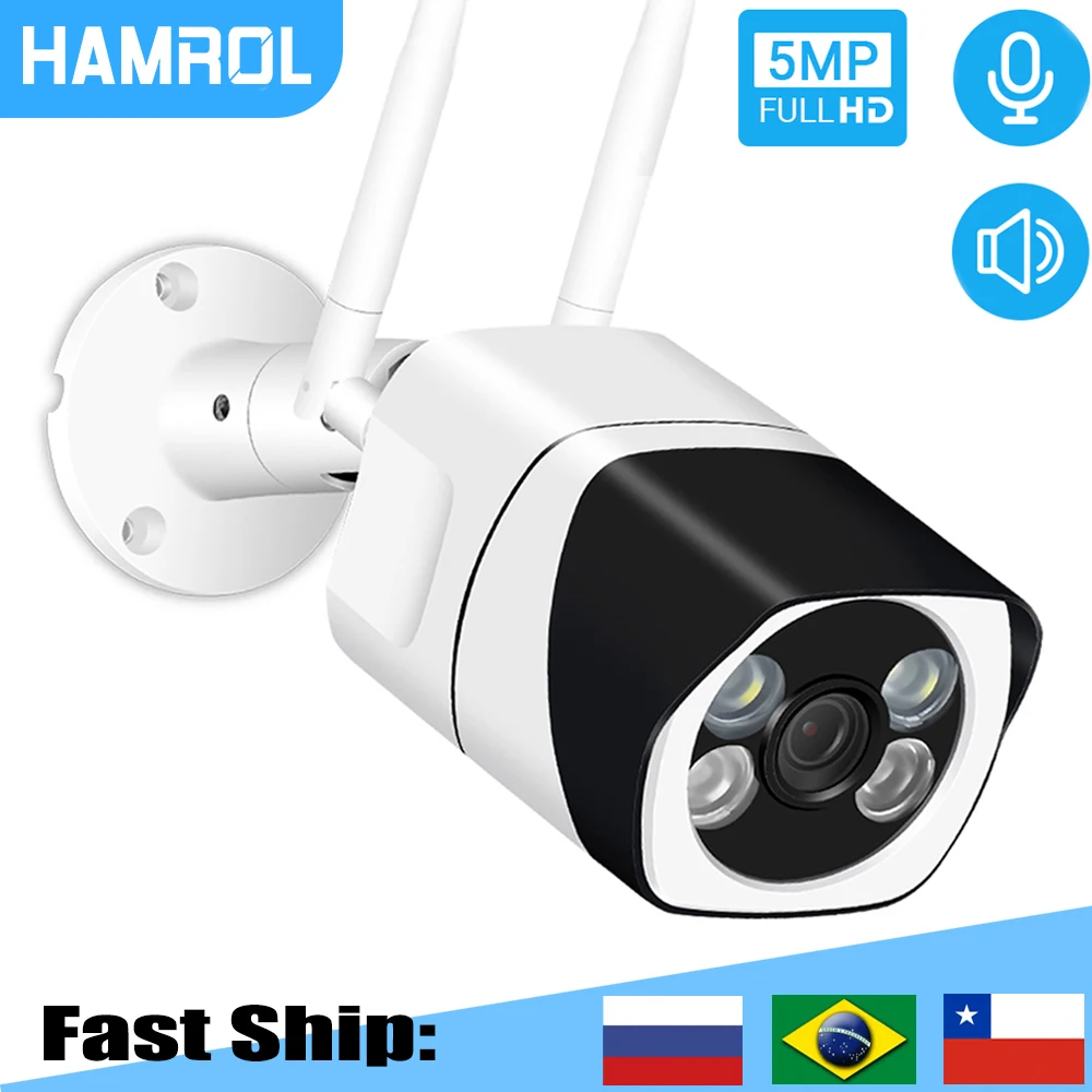 5MP Wifi Camera ONVIF Wirless/Wired Camera Waterproof Outdoor Two Way Audio Email Alert Nightvision iCSee XMeye Cloud H.265
5MP Wifi Camera ONVIF Wirless/Wired Camera Waterproof Outdoor Two Way Audio Email Alert Nightvision iCSee XMeye Cloud H.265