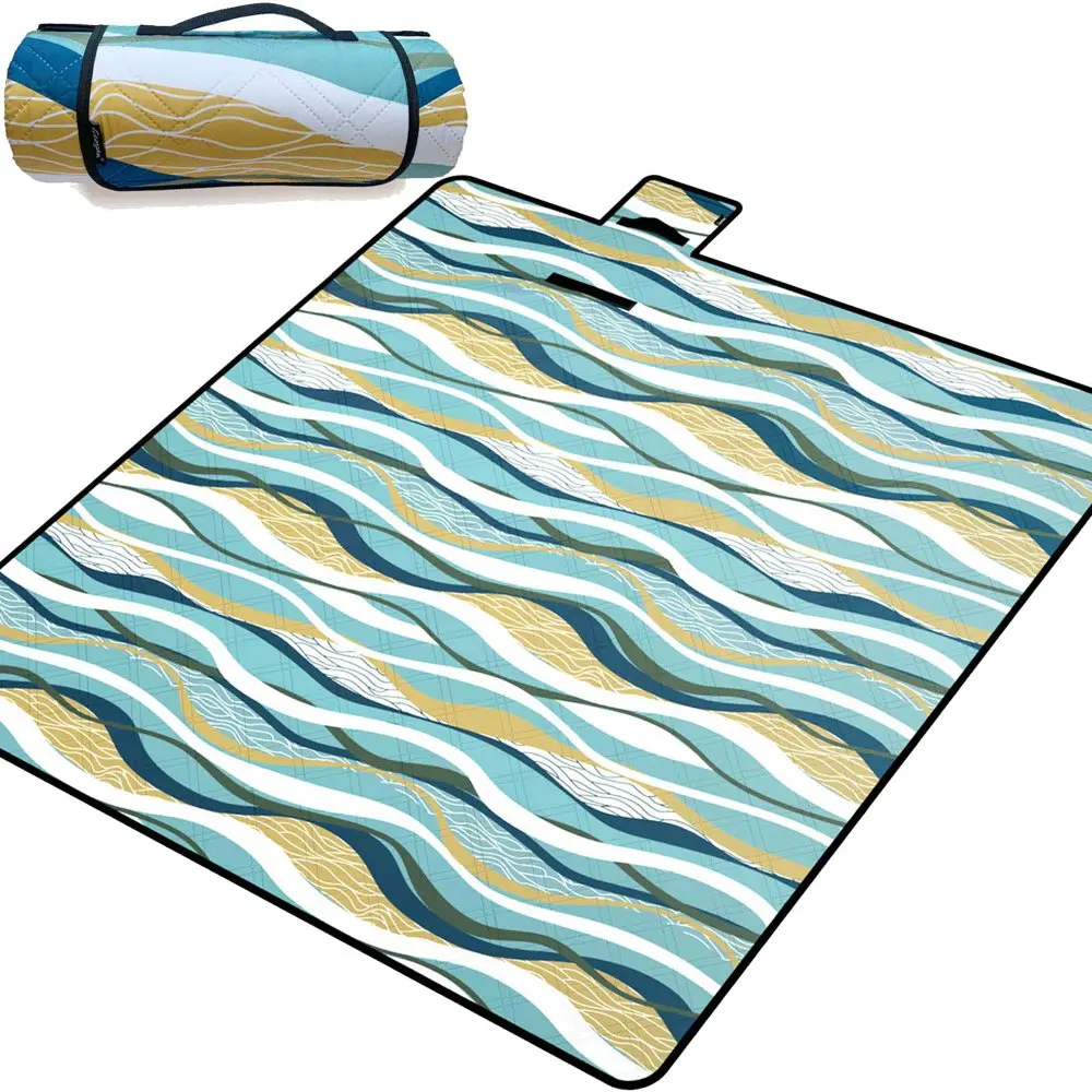 

Очень большое одеяло для пикника, водонепроницаемый коврик для кемпинга на открытом воздухе, Милые Пляжные одеяла, мягкие одеяла большого р...