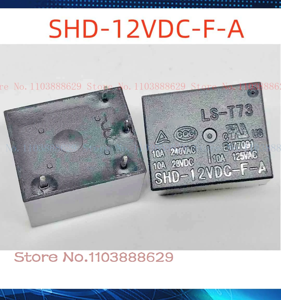 LS-T73 SHD-12VDC-F-A T73-1A-12V-10A