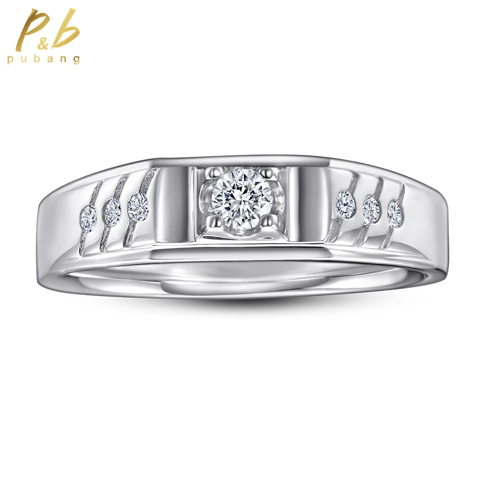 PuBang Fine Jewelry Solid 925 Sterling Silver High Carbon Diamond Ring Anniversary Sparkling Wedding for Men Gifts Free Shipping
PuBang Fine Jewelry Solid 925 Sterling Silver High Carbon Diamond Ring Anniversary Sparkling Wedding for Men Gifts Free Shipping