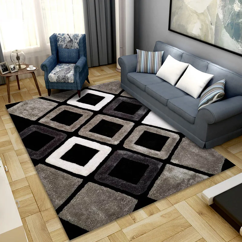 Modern Japanese and Korean Style Living Room Bedroom Large Carpet Geometric Pattern Printed Kawaii Mat Tatami Mat Non-slip Rug
Modern Japanese and Korean Style Living Room Bedroom Large Carpet Geometric Pattern Printed Kawaii Mat Tatami Mat Non-slip Rug