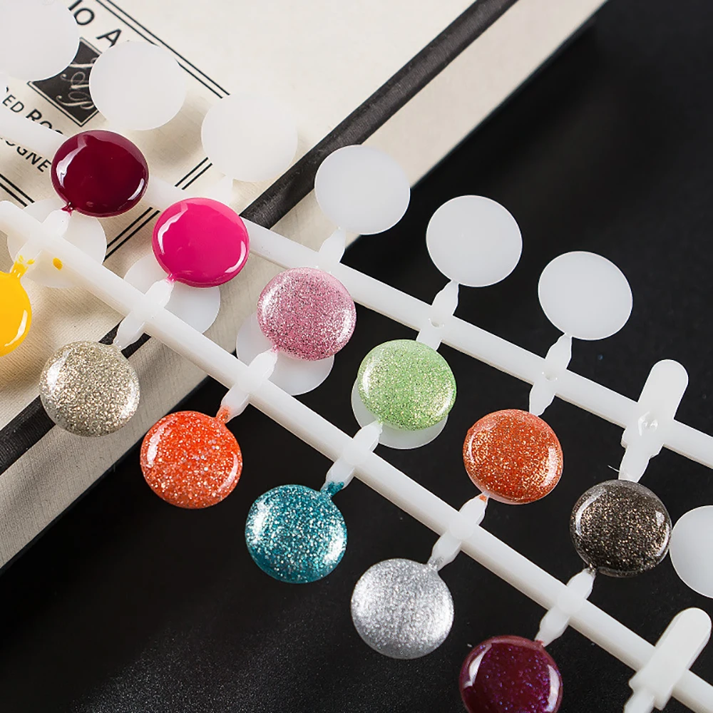 120pcs Table with Stickers Nail Color Showing Shelf Manicure Flat Back Color Card Swatch Nail Art Tools Nail Display Stand
120pcs Table with Stickers Nail Color Showing Shelf Manicure Flat Back Color Card Swatch Nail Art Tools Nail Display Stand