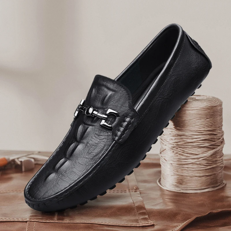 New Leather Shoes Men Fashion Leather Genuine Brand High Quality Luxury Comfortable soft Men Casual Driving Shoe Plus Size 37-45
New Leather Shoes Men Fashion Leather Genuine Brand High Quality Luxury Comfortable soft Men Casual Driving Shoe Plus Size 37-45