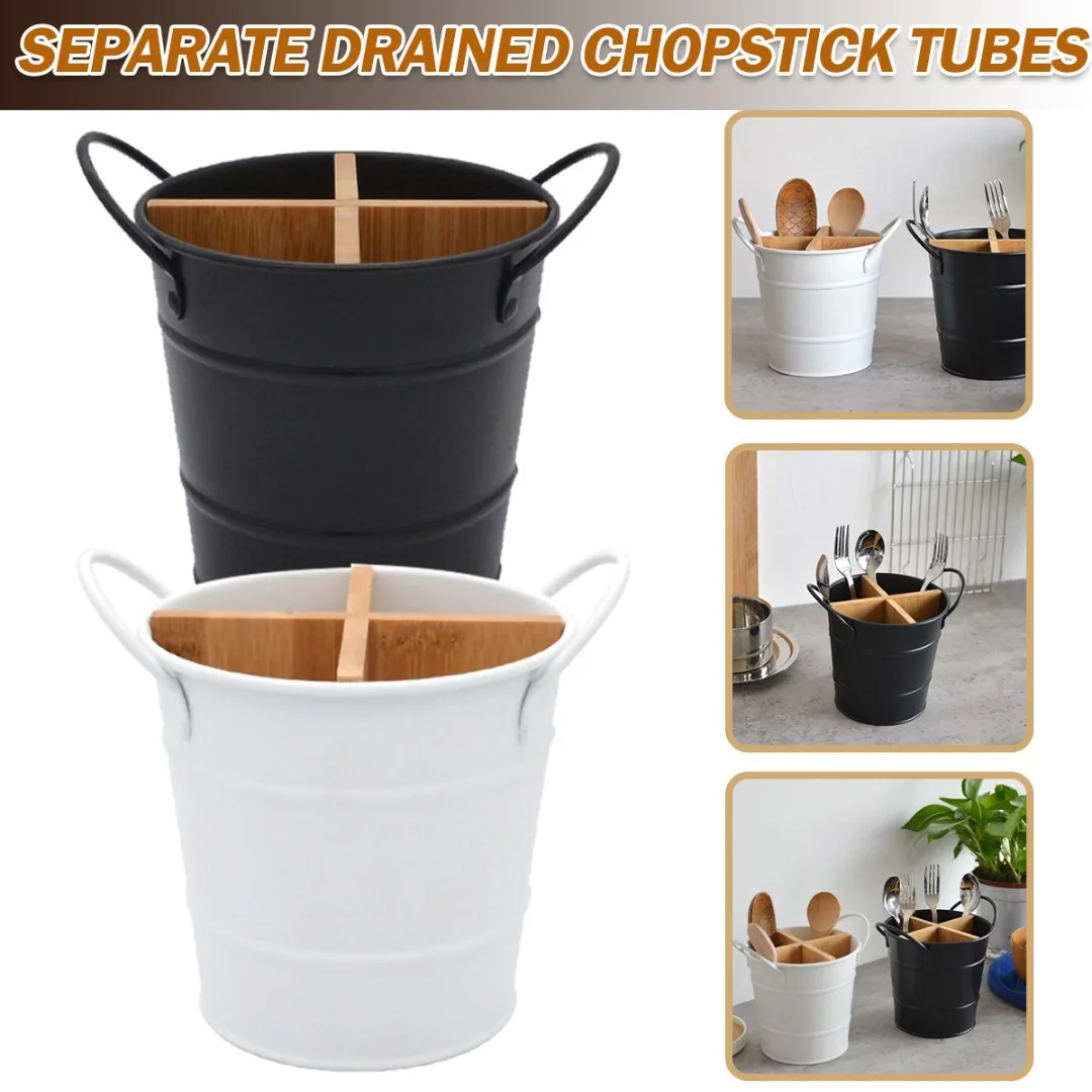 Utensils Holder Kitchen Flatware Storage Caddy Separate Spoon Fork Chopstick Storage Bucket Home Storage Tools White/Black
Utensils Holder Kitchen Flatware Storage Caddy Separate Spoon Fork Chopstick Storage Bucket Home Storage Tools White/Black
